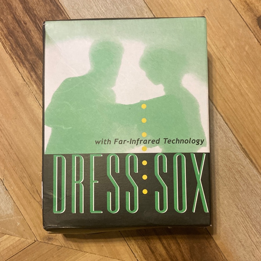 NIP Vintage (1998) NIKKEN Dress Sox (Socks) - Black OS